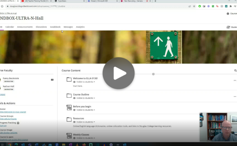 Having students annotate a YouTube video with Hypothes.is